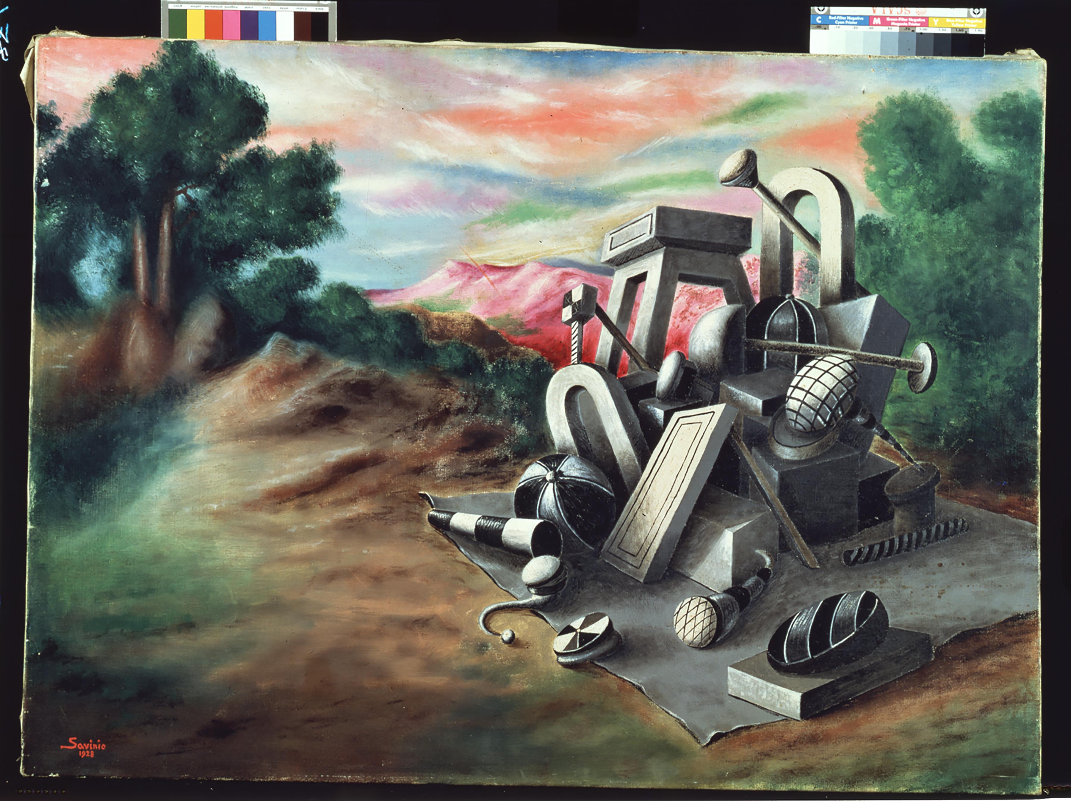 Alberto Savinio, Objets abandonnu00e9s dans la foru00eat, 1927-28
